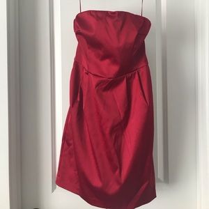 Express strapless cocktail dress